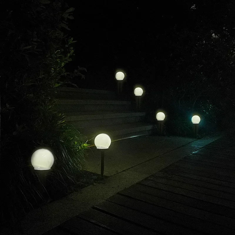 1/3/9PC Solar Powered LED Bulb Lamp Energy Light Waterproof Outdoor Garden Light Street Solar Panel Ball Lights Lawn Yard Lamp