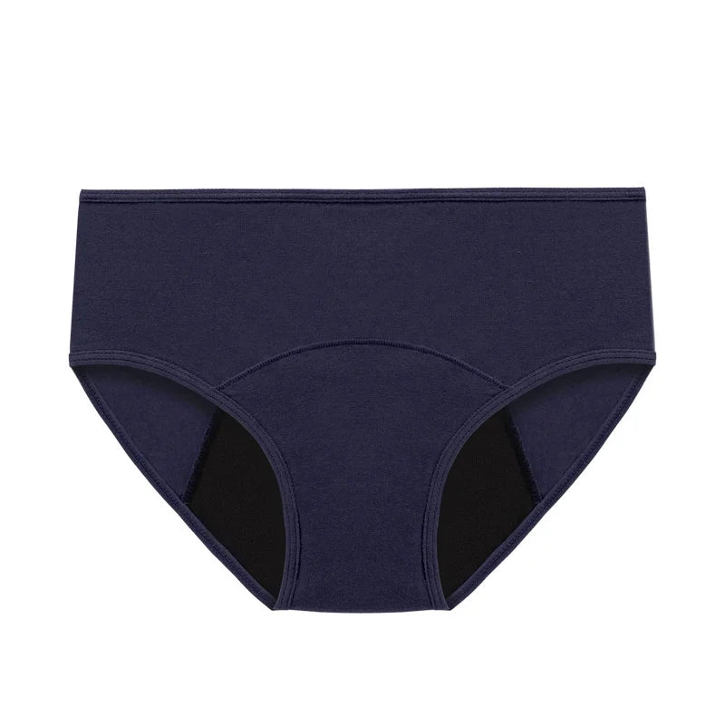 Cotton Women's Underwear Panties High Waist Briefs Solid Color Breathable Underpants Seamless Soft Lingerie Girls Fashion Briefs