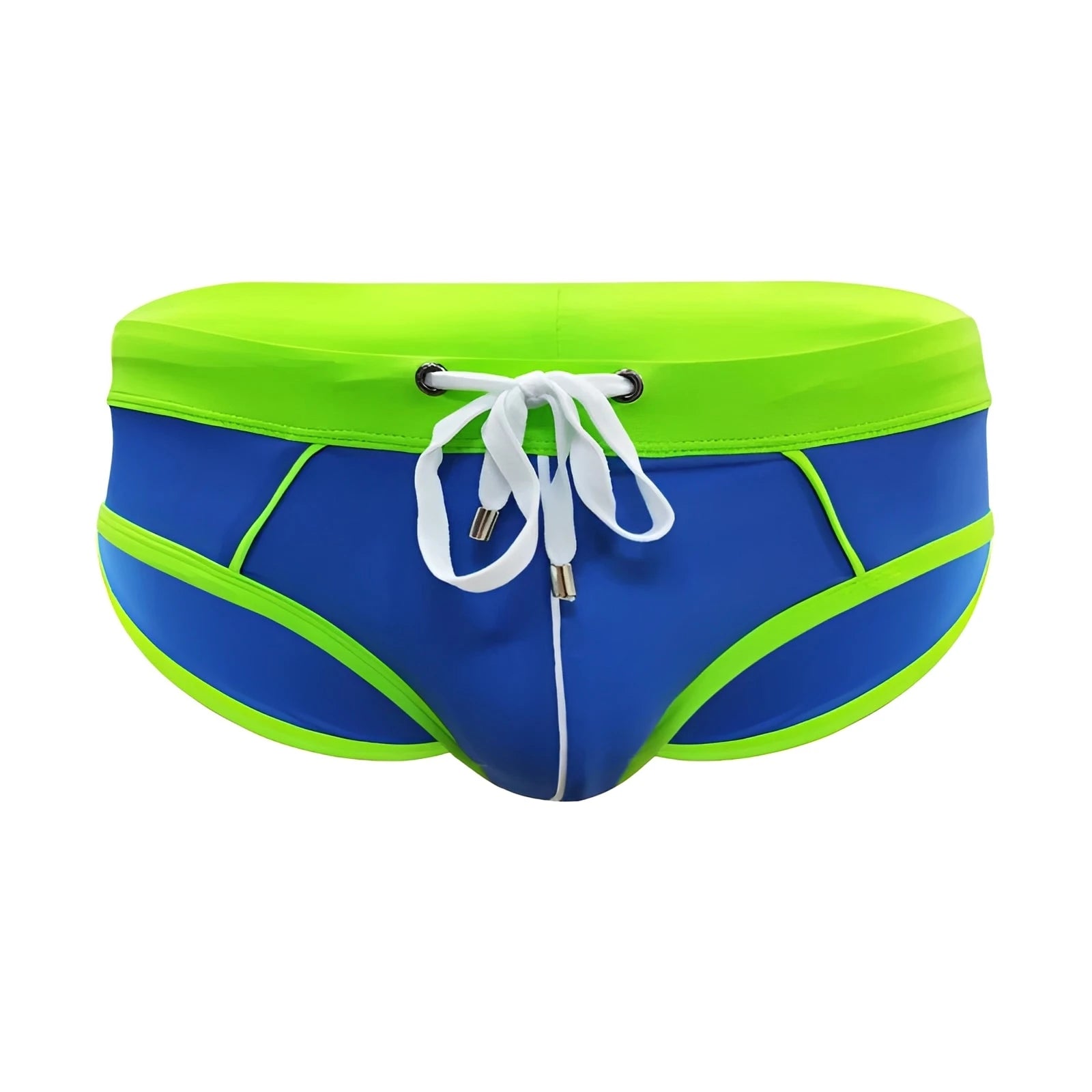 Men’s Printed Swim Briefs – Low Waist Padded Swimsuit for Beach, Pool & Summer Sports
