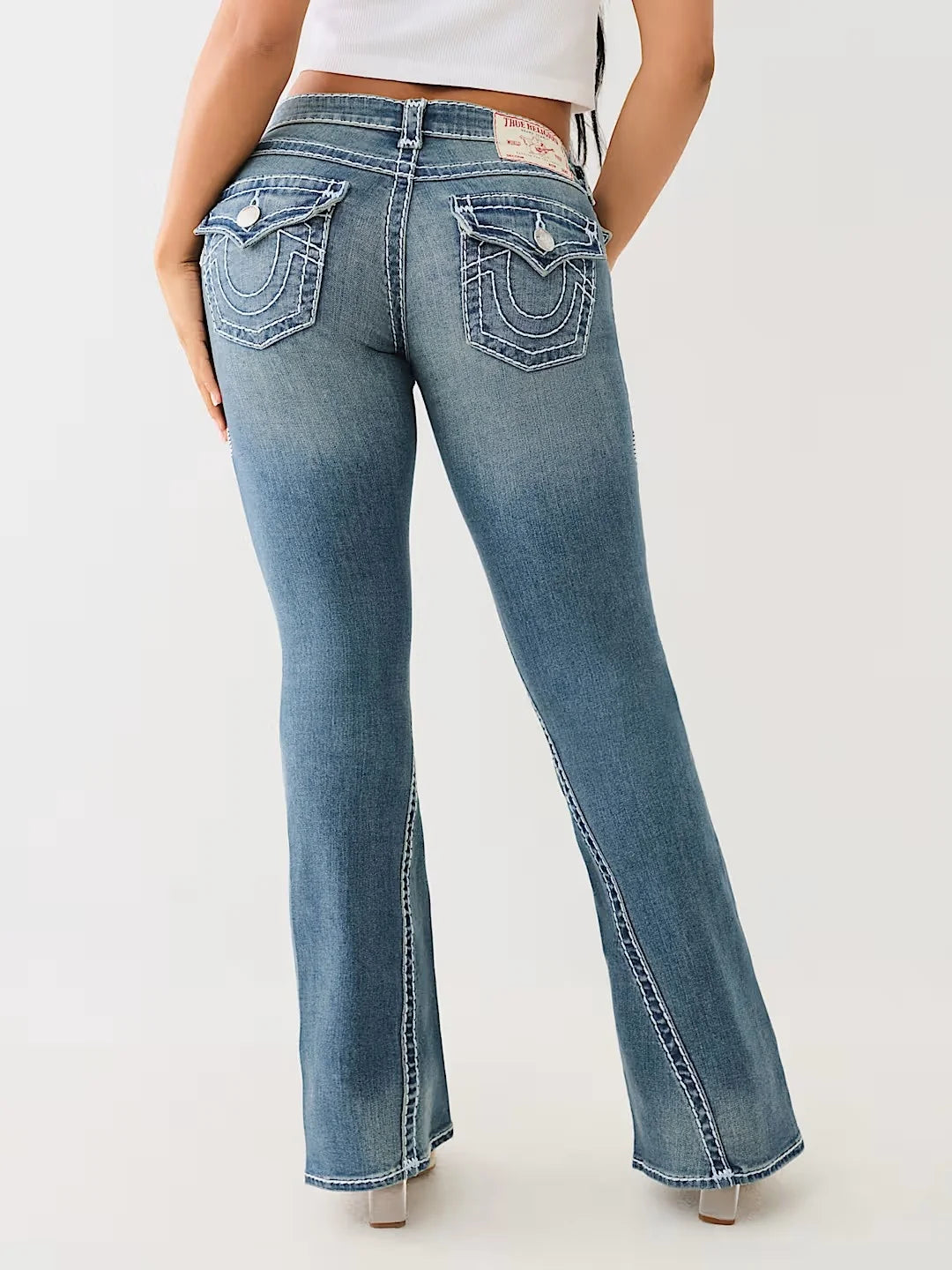 Women's Vintage Buddha Embroidered Jeans Casual Y2k Denim Pants Harajuku High Waist Straight Wide Leg Jeans High Street Denim Pant