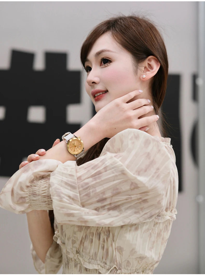 Yelang V1010 36MM Women's Quartz Watch – Elegant Waterproof Fashion Watch with Sapphire Glass & Luminous Dial – Luxury Gift for Women & Students