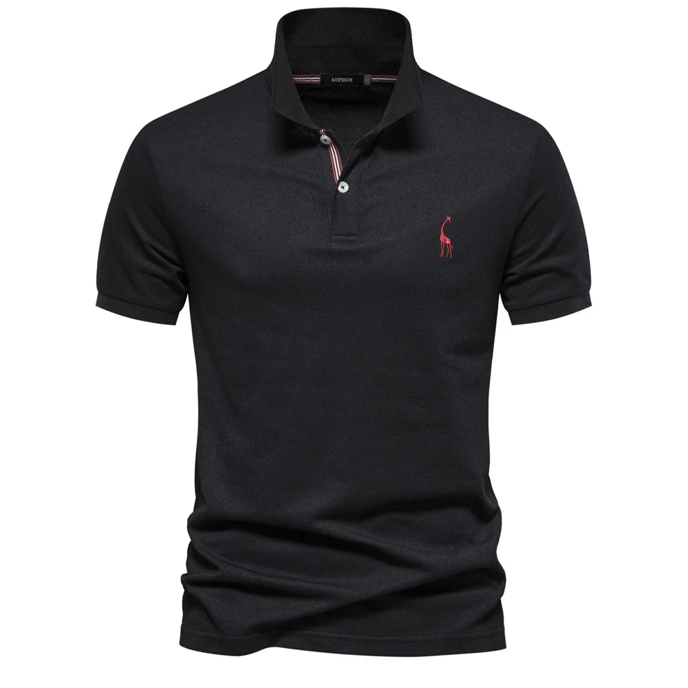 Men's Polo Shirts Cotton Polo Shirts for Men Short Sleeve High Quality Solid Polo Men New Summer Clothing
