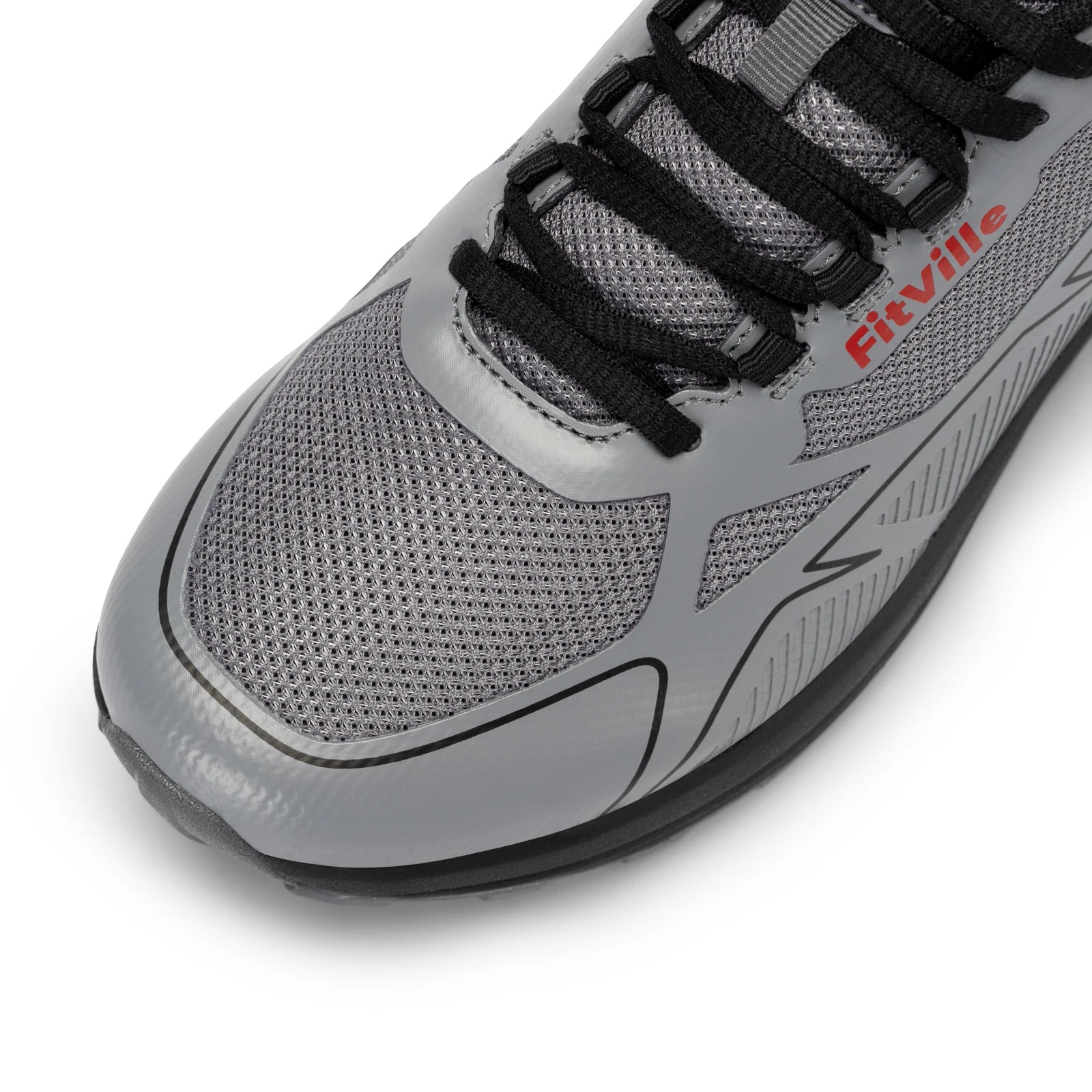 Antislip trailrunningschoenen voor heren, extra brede, lichtgewicht sneakers voor mannen met gezwollen voeten, ondersteuning van de voetboog en pijnverlichting