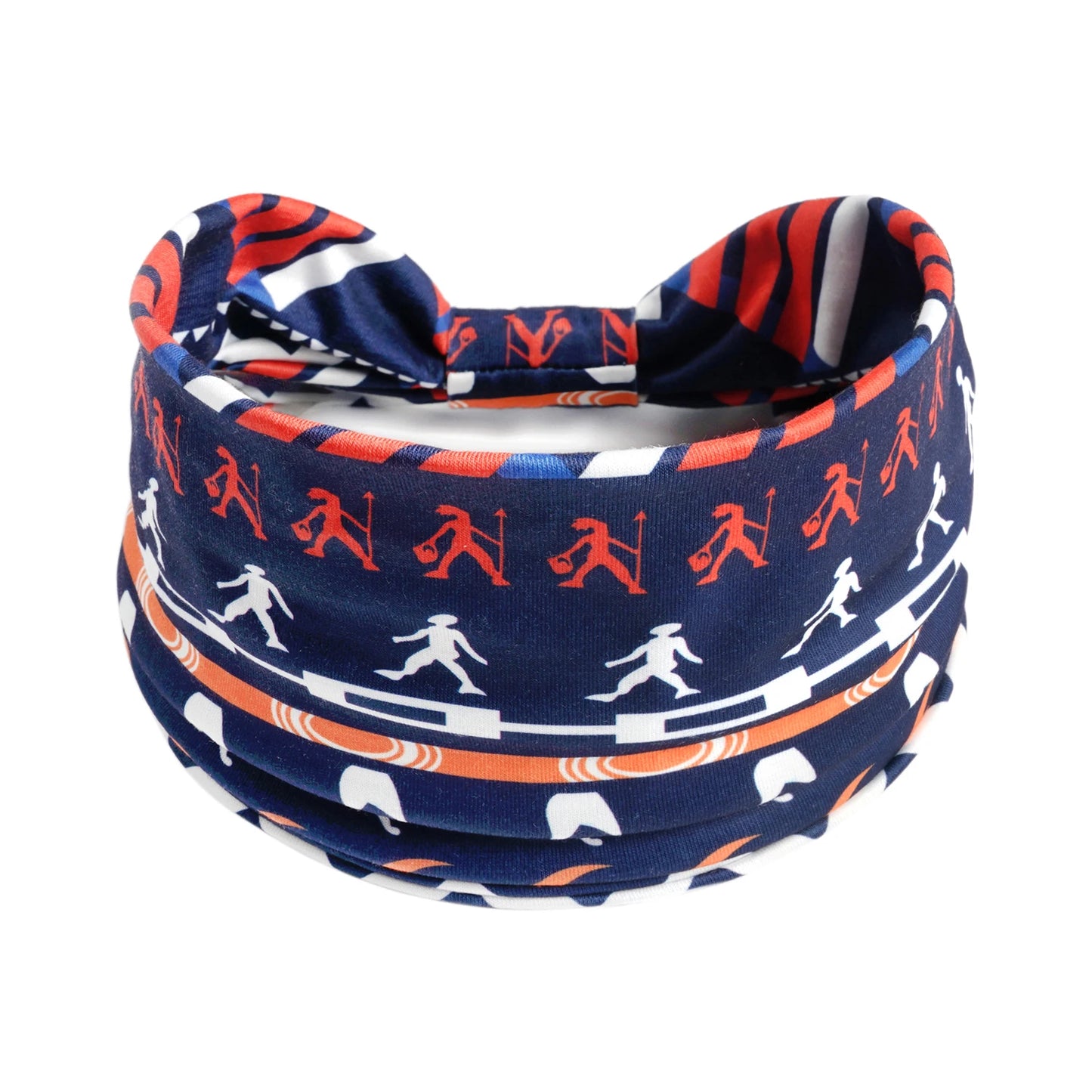 Bohol Headbands Women Wide Knotted Hairbands Elastic Turban Head Bands Non-Slip Floral Yoga Sports Sweatbands Workout Head Wraps