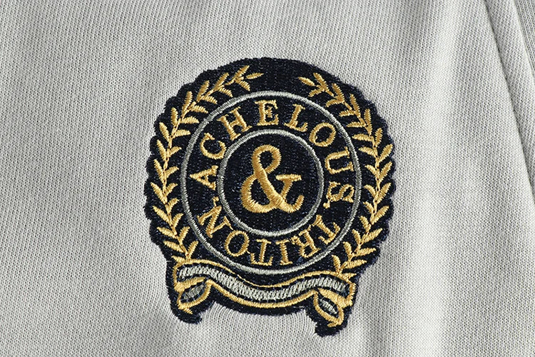 Herfst Amerikaanse Retro Terry Gebreide Borduurwerk Joggingbroek Heren Eenvoudige Elastische Taille Trekkoord Sport Casual Jeugd Losse Broek