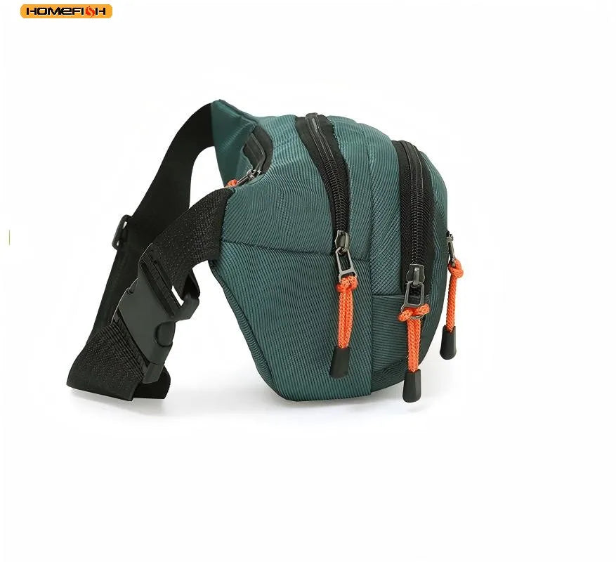 HOMEFISH Waterproof Waist Bag – Large Capacity Unisex Fanny Pack for Travel, Work, Construction & Outdoor Use