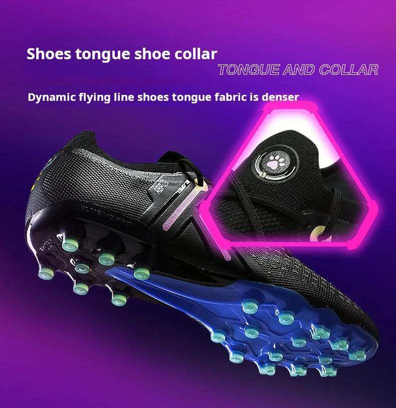 Adult Football Shoes MG Short Nail Football Shoes Youth Grass Professional Competition Training Shoes Soccer Shoes