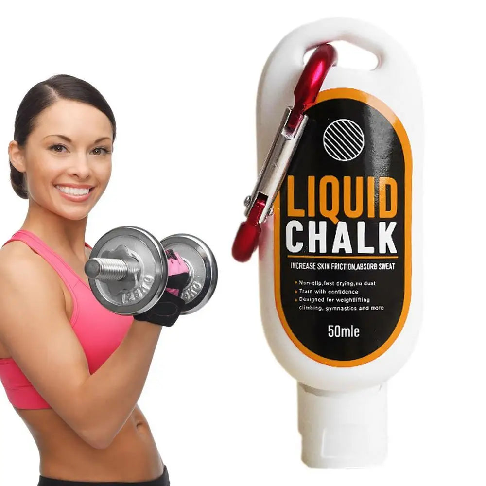 30/50/100ml Liquid Chalk Sports Magnesium Powder - Grip Anti Slip Lifting Cream For Weightlifting, Climbing & Gym Sport