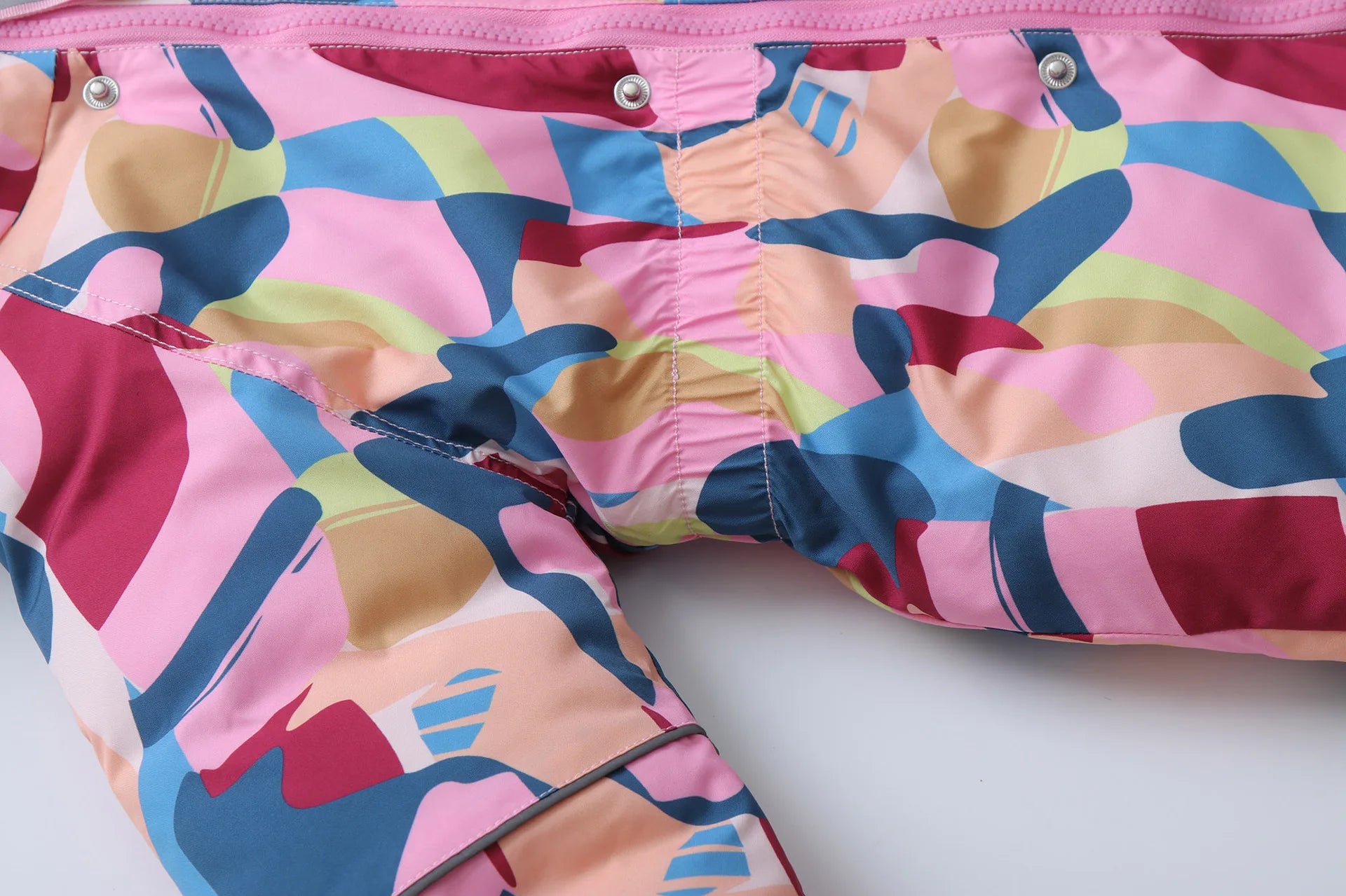 Winter Kid's Ski Suit Polar Fleece Lining Girls Jumpsuit Boys Waterproof Warm Overalls Children's Hooded Sportwear 2-5Y Unisex