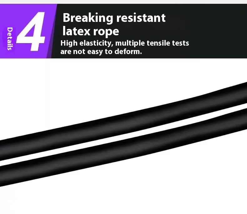 Adjustable Fitness Bar For Home Workout, Yoga, Stretching & Toning - Pilates Stick, Portable Exercise Rod with Elastic Bands