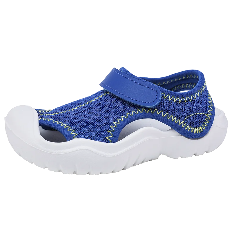 Ademende sportsandalen voor kinderen, jongens en meisjes, zomer, zachte zool, antislip, strandschoenen, gesloten neus, peuter, lichtgewicht, casual sandalen