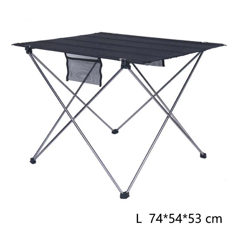 Outdoor Folding Small Table, Portable Camping Picnic Table, Ultralight  Aluminum Alloy Oxford Cloth Table