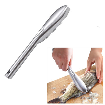 Fish Scaler Remover Cleaner With Sawtooth Easily Remove Fish Scales For Home Kitchen Fish Cleaning Seafood Tools Descaler