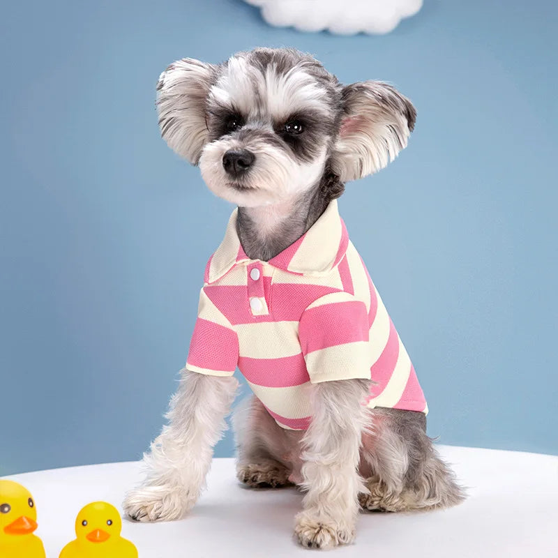 XS-4XL Honden T-shirts Dunne Ademende Zomer Hondenkleding voor Kleine Grote Honden Puppy Huisdier Kat Vest Poloshirt Chihuahua Yorkies