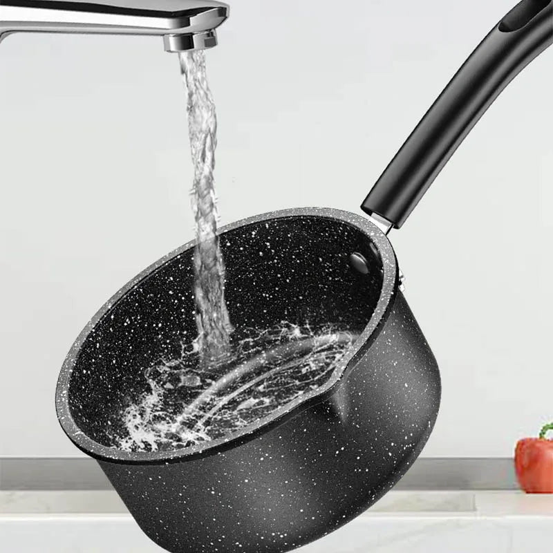 Cooking Pots Soup Pot Stock Pot with Lid Medical Stone Non-stick Saucepan Baby Food Cooker Gas Stove Cooker for Kitchen Milk Pot