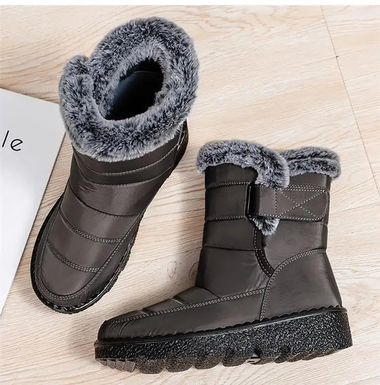 Women's Boots Snow Plus Size Shoes Woman Platform Women Shoes Casual Mid High Boots Platform Winter Girls Boots Botas Mujer