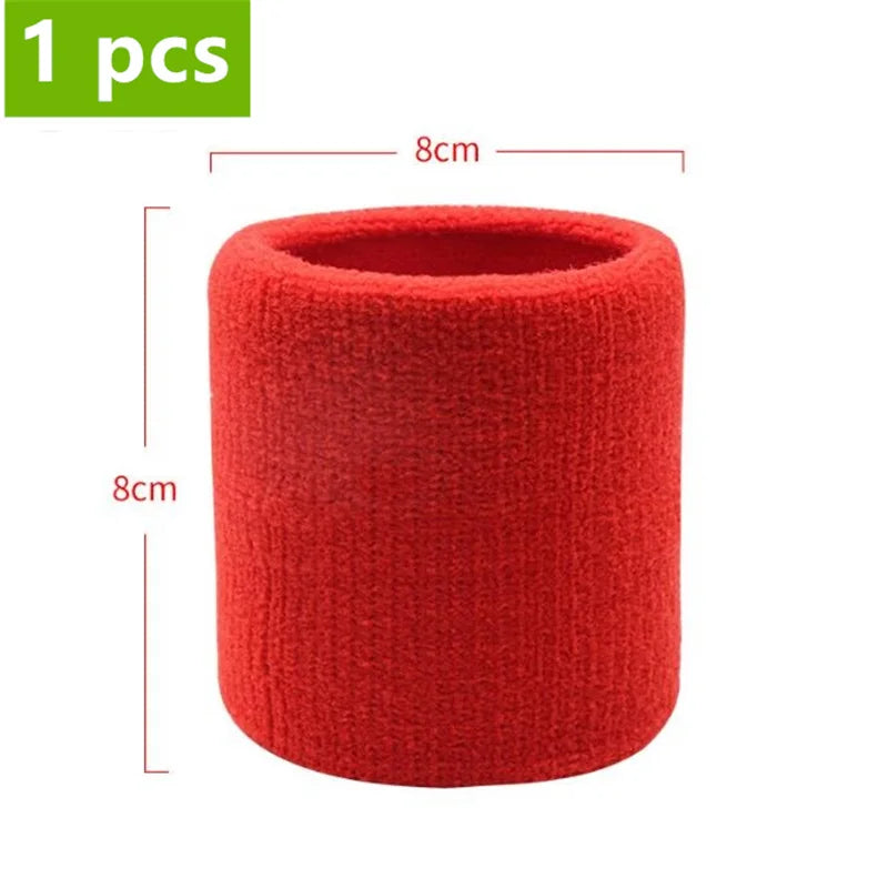 1/10pcs Wrist Support Band Wristband Sport Bracers Sweat Towel Cuff Tennis Wrist Guard Protector Strap Fitness Run Sweatband Gym