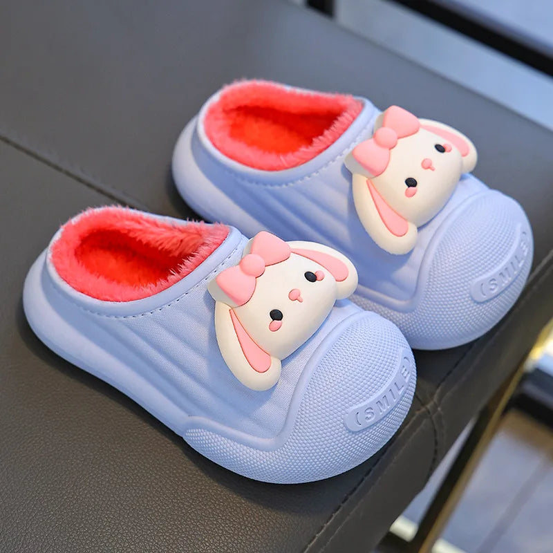 Children’s Baby Cotton Shoes Winter Warm Cartoon Sheep Non-Slip Shoes Kids Soft Sole Girls' Indoor Slippers