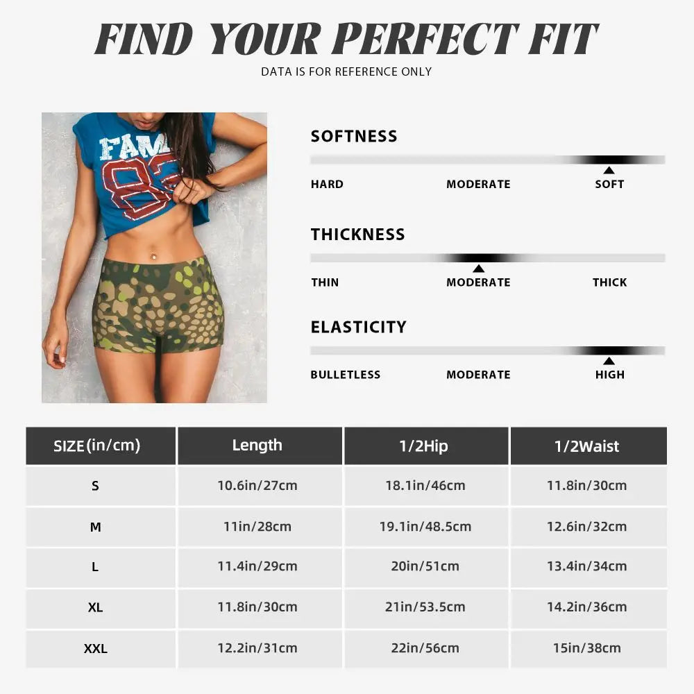 Custom Marpat Camo Workout Volleyball Biker Shorts for Women Woodland Camouflage Gym Yoga Shorts