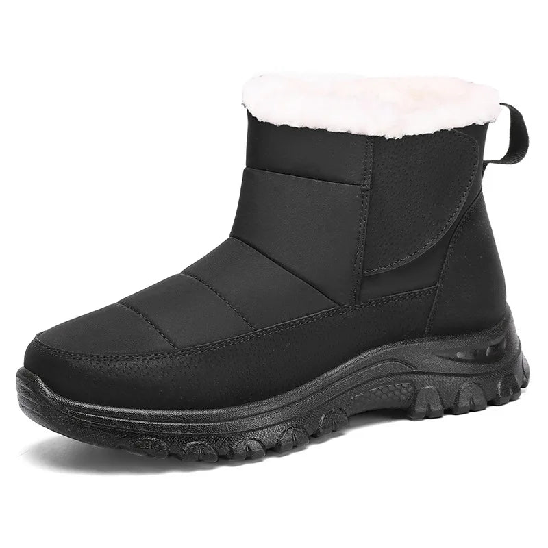 Snow Women's Boots Plush Women Shoes Platform Shoes Women Solid Mid Women's High Boots Fashion Winter Ladies Boots Botas Mujer