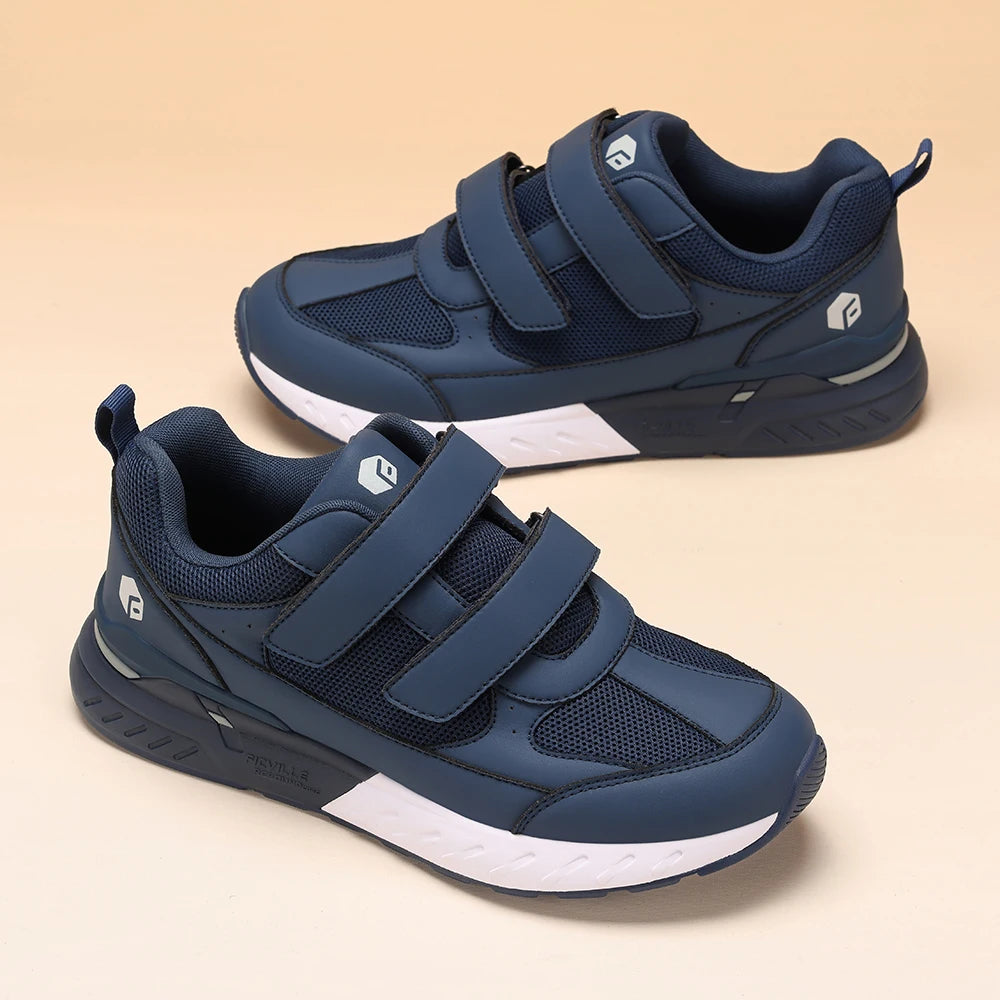 Men's Diabetic Shoes For Extra Wide Width Adjustable Closure Walking Shoes Slip-On Sneakers For Swollen Foot and Pain Relief