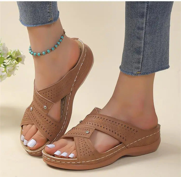 Summer Woman Shoes Sandals Non-Slip Women Shoe Slides Shoes For Women Wedge Shoes Woman Plus Size Women Slippers Female Footwear