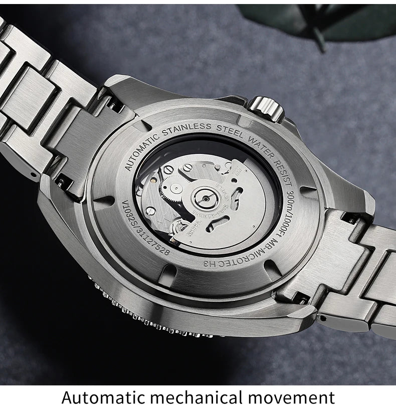 Yelang V1032 Automatic Movement Men Watch 300m 30Bar Waterproof Dive Watches for Man Luminous 44MM  V1032