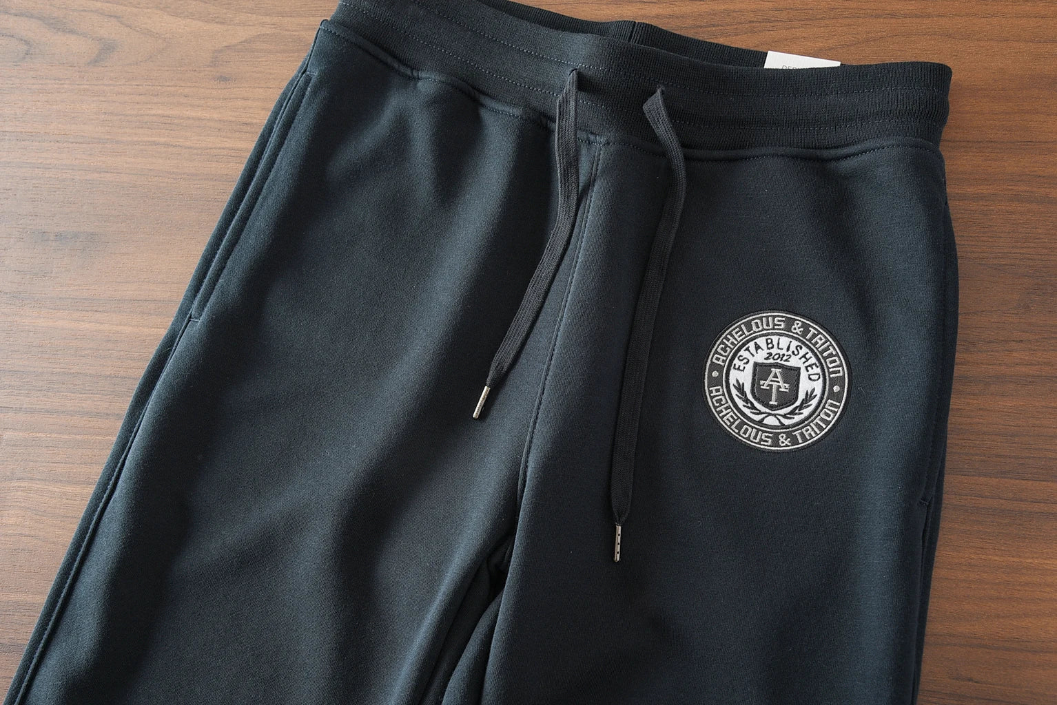 Lente Nieuwe Amerikaanse Retro Badstof Letter Borduurwerk Joggingbroek Heren Eenvoudige Gewassen Trekkoord Casual Sport Enkelband Broek