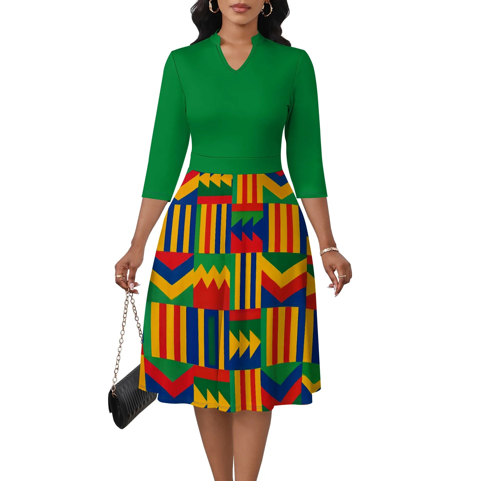 Women's Solid Red Off Shoulder Maxi Dress 3/4 Sleeve Slit Party Evening