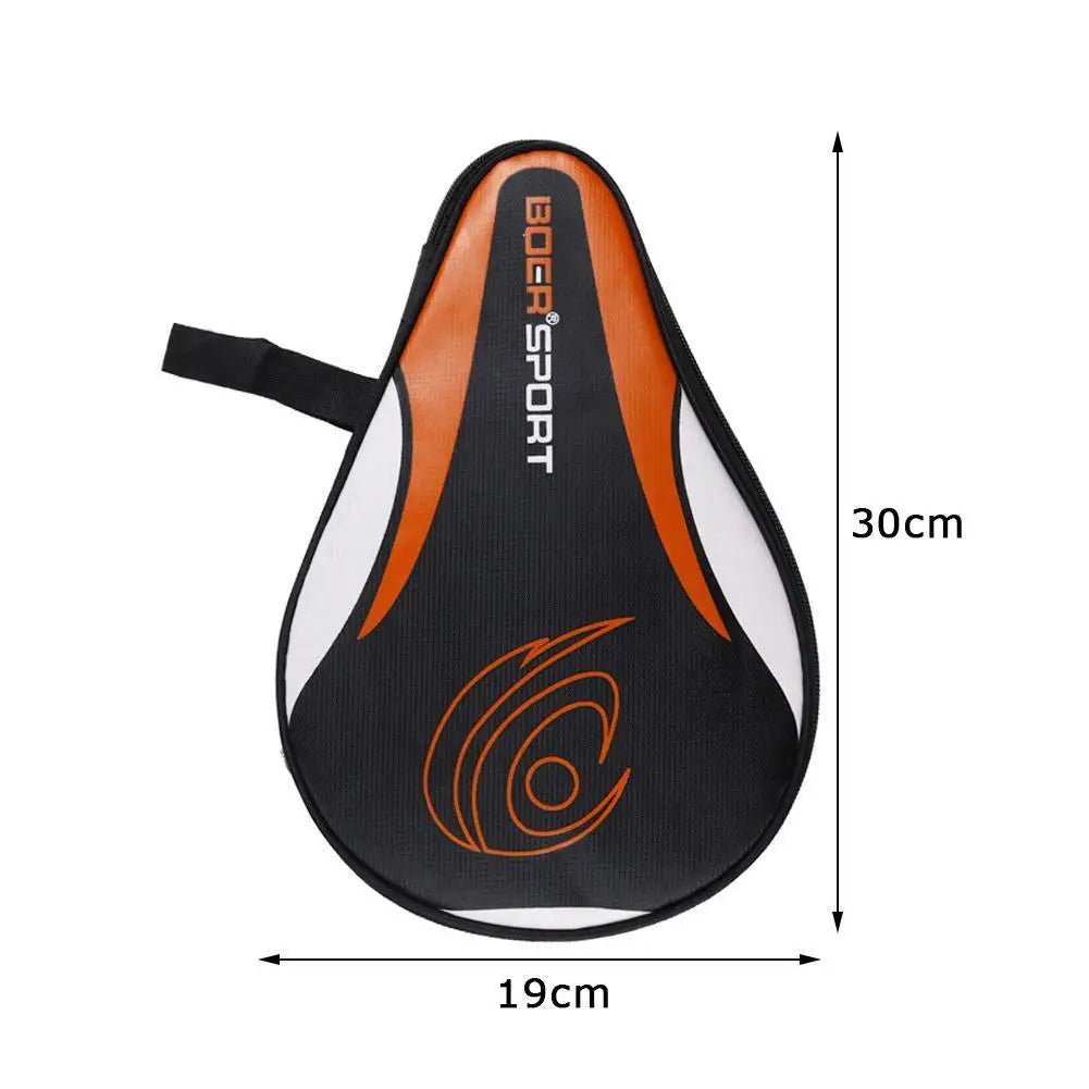 1PC 30 x 19cm Table Tennis Racket Bag, Ping Pong Rackets Case For Blade & Paddle Balls Storage