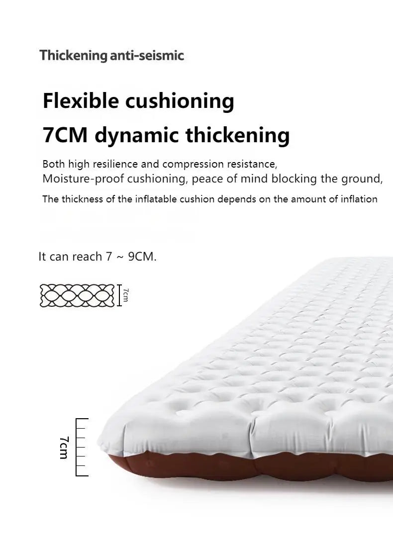 Naturehike R5.8 Inflatable Mattress Thermal Insulation Air Cushion for Hiking Outdoor Sleeping Bed Pad Ultralight Folding Mat