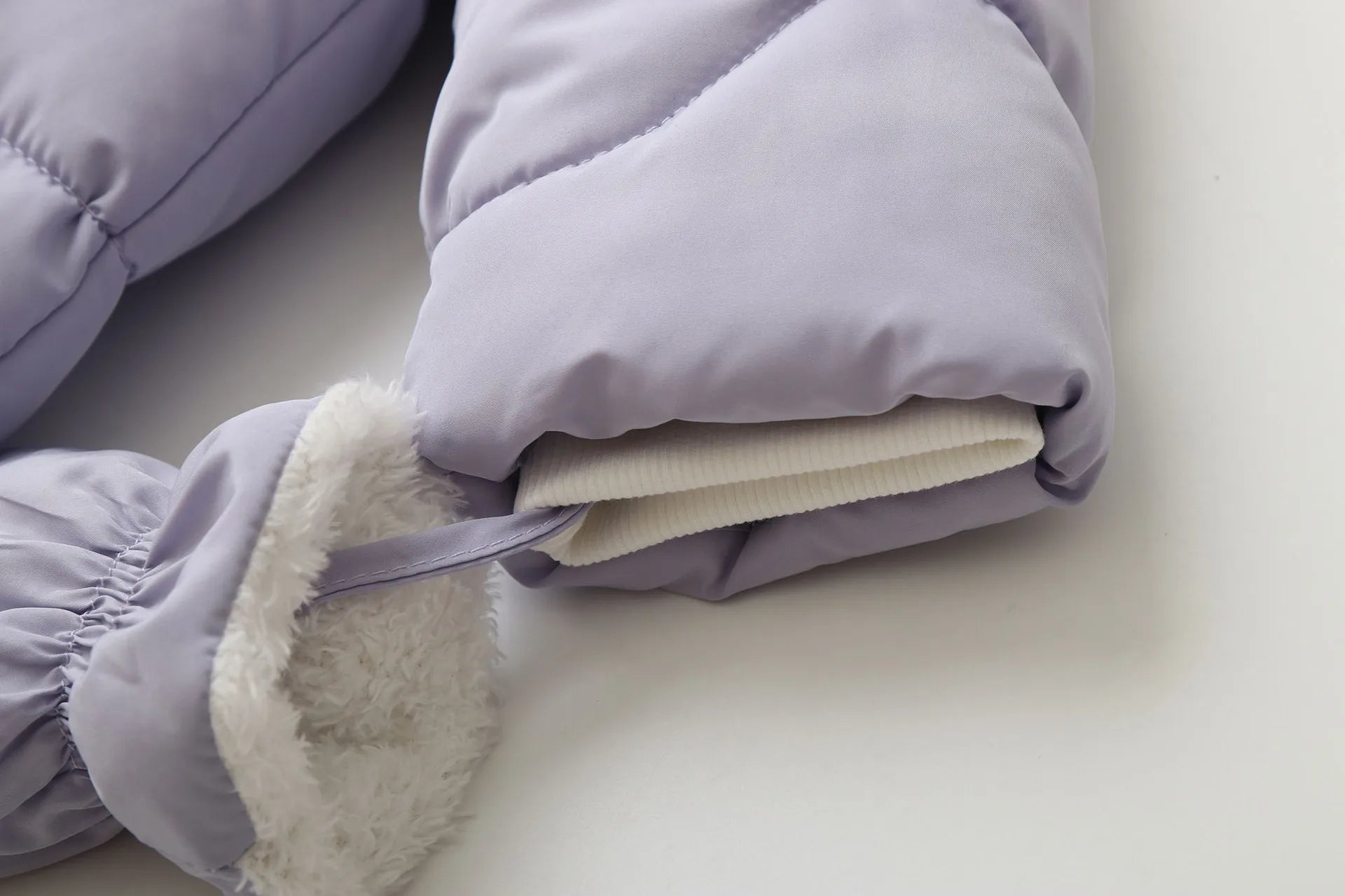 Winter Baby Rompers  Fur Lining Boys Jumpsuits Warm Fleece Padded Toddler Snowsuit Infant Outfit