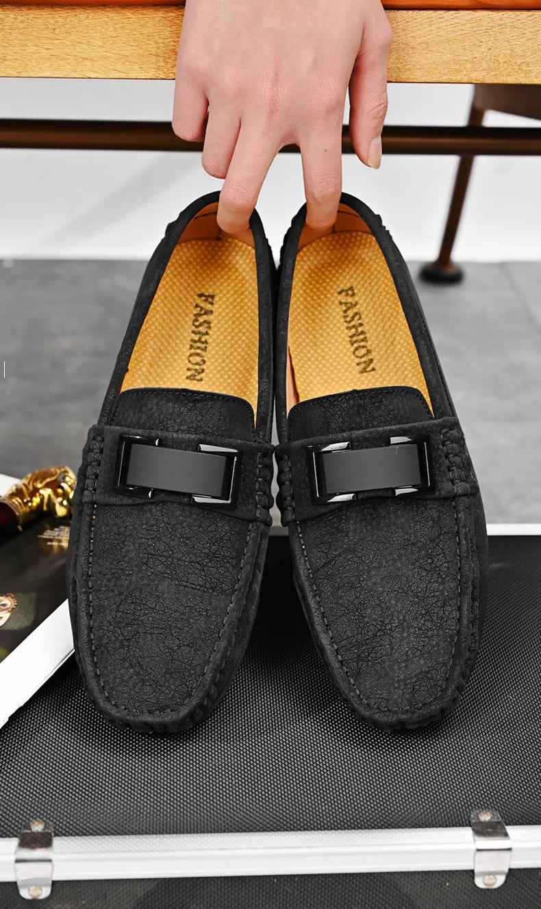 New Large Size 47 48 49 Casual Loafers for Men Yellow Grey Mens Popular Moccasin Fashion Italian Youth Driver Driving Shoes