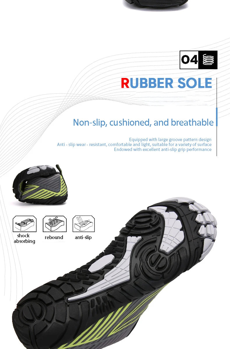EOCENE Quick-Dry Water Shoes – Lightweight Aqua Sneakers for Beach, Swimming, Hiking, Fishing & Outdoor Sports