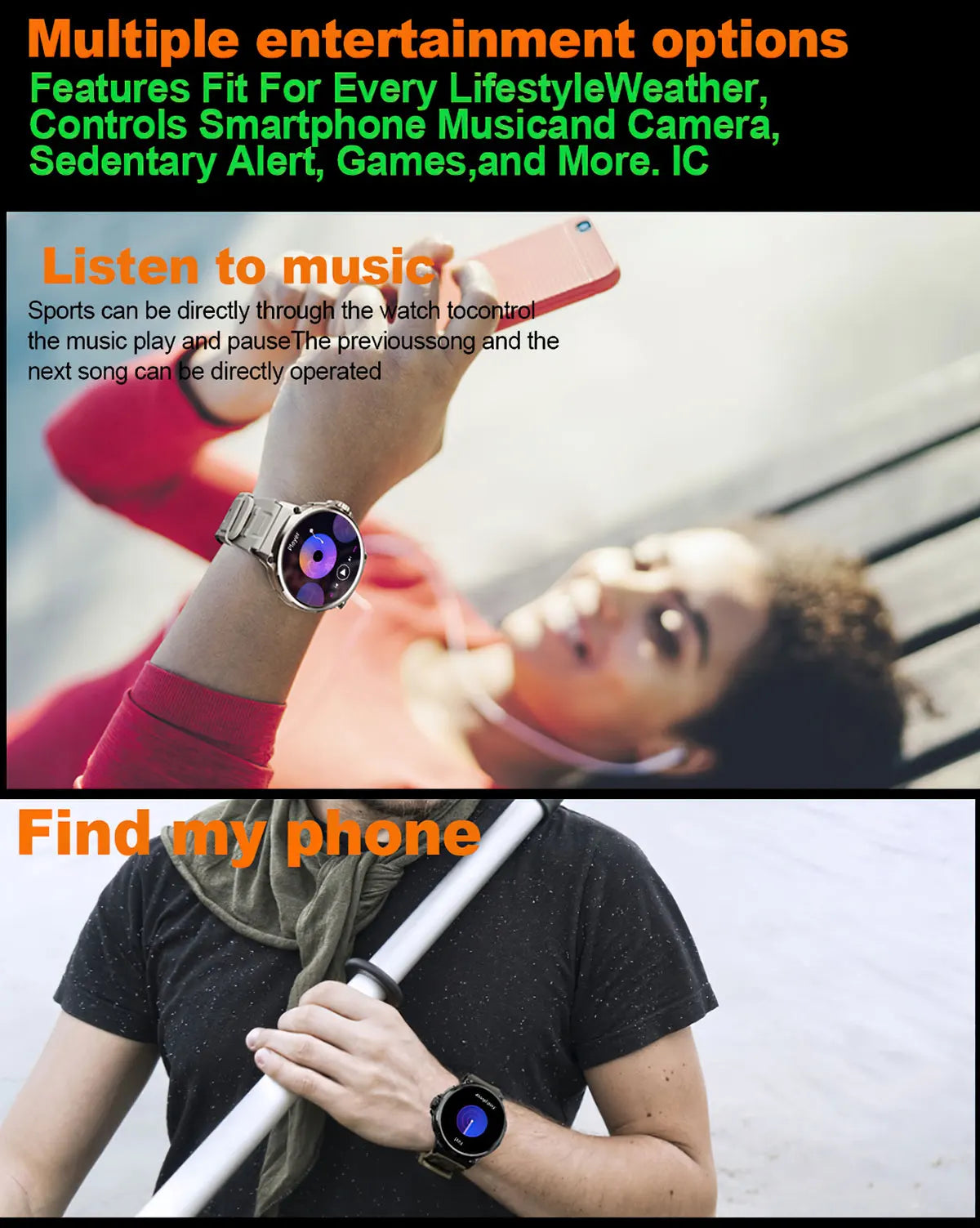 2025 GPS Track Smart Watch 1.85-Inch Ultra HD AMOLED Screen 710MAH Battery Bluetooth Call Smartwatch For Men - Compatible with HUAWEI & Xiaomi IOS