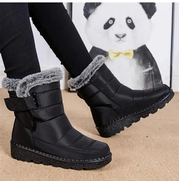 Women's Boots Snow Plus Size Shoes Woman Platform Women Shoes Casual Mid High Boots Platform Winter Girls Boots Botas Mujer