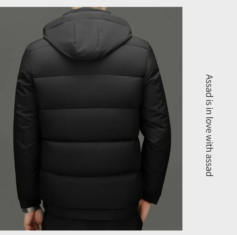 Men's Top Grade Designer Winter Brand Parka Jacket Casual Fashion Windbreaker Hooded Thick Bubble Male Coats