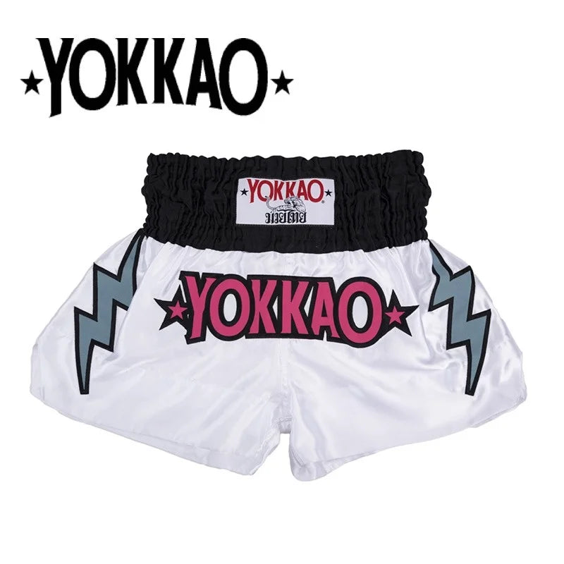 YOKKAO Limited Edition Boxing Shorts – Professional Muay Thai & MMA Fight Shorts for Men & Women Training & Combat Sports
