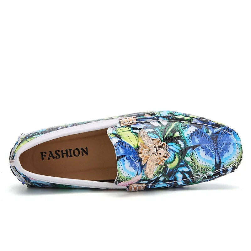 New Blue Casual England Gentleman Loafers for Men Plus Size 47 48 Luxury Brand Mens Italian Moccasins Loafers Business Shoes