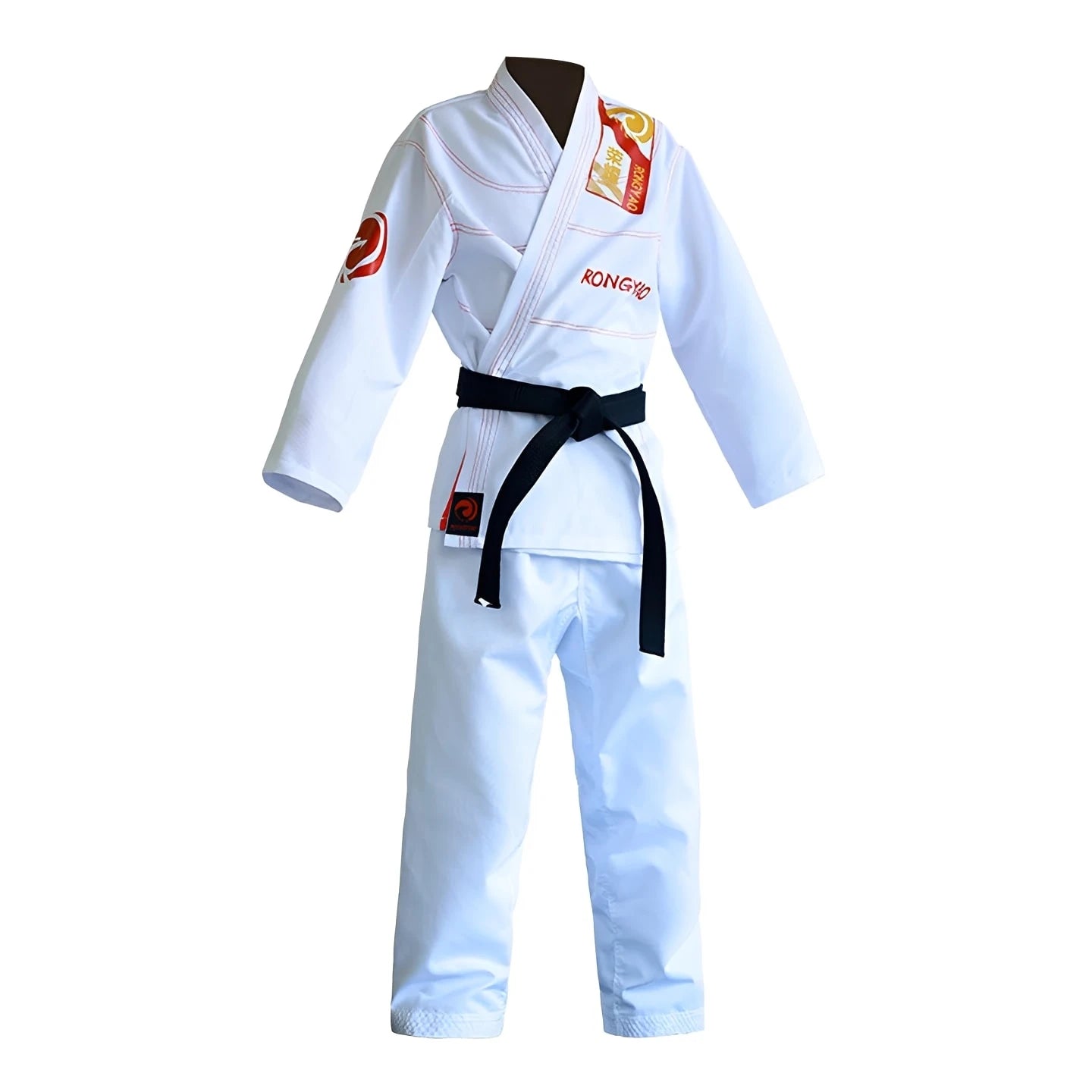 Taekwondo Dobok Uniform Set – Karate & Jiu Jitsu Training Suit for Adults & Kids with Long or Short Sleeve Top and Pants