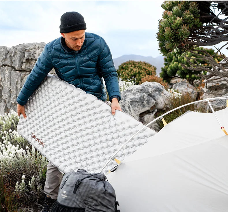 Naturehike R5.8 Inflatable Mattress Thermal Insulation Air Cushion for Hiking Outdoor Sleeping Bed Pad Ultralight Folding Mat