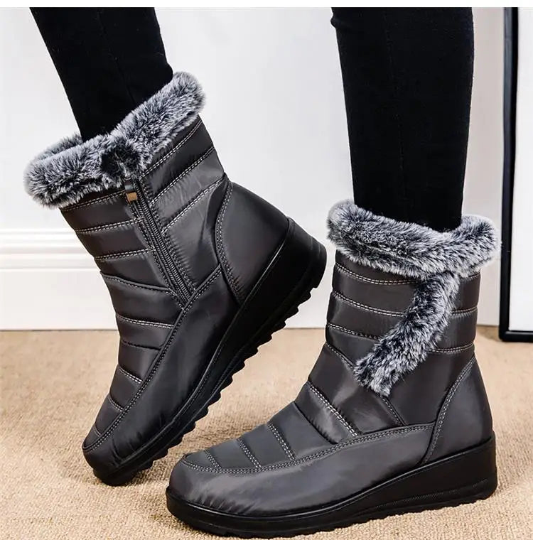 Boots Woman Snow New Women Shoes Platform Shoes Women Fashion Mid Women's High Boots 2025 Trend Botas Mujer Winter Shoes Boots
