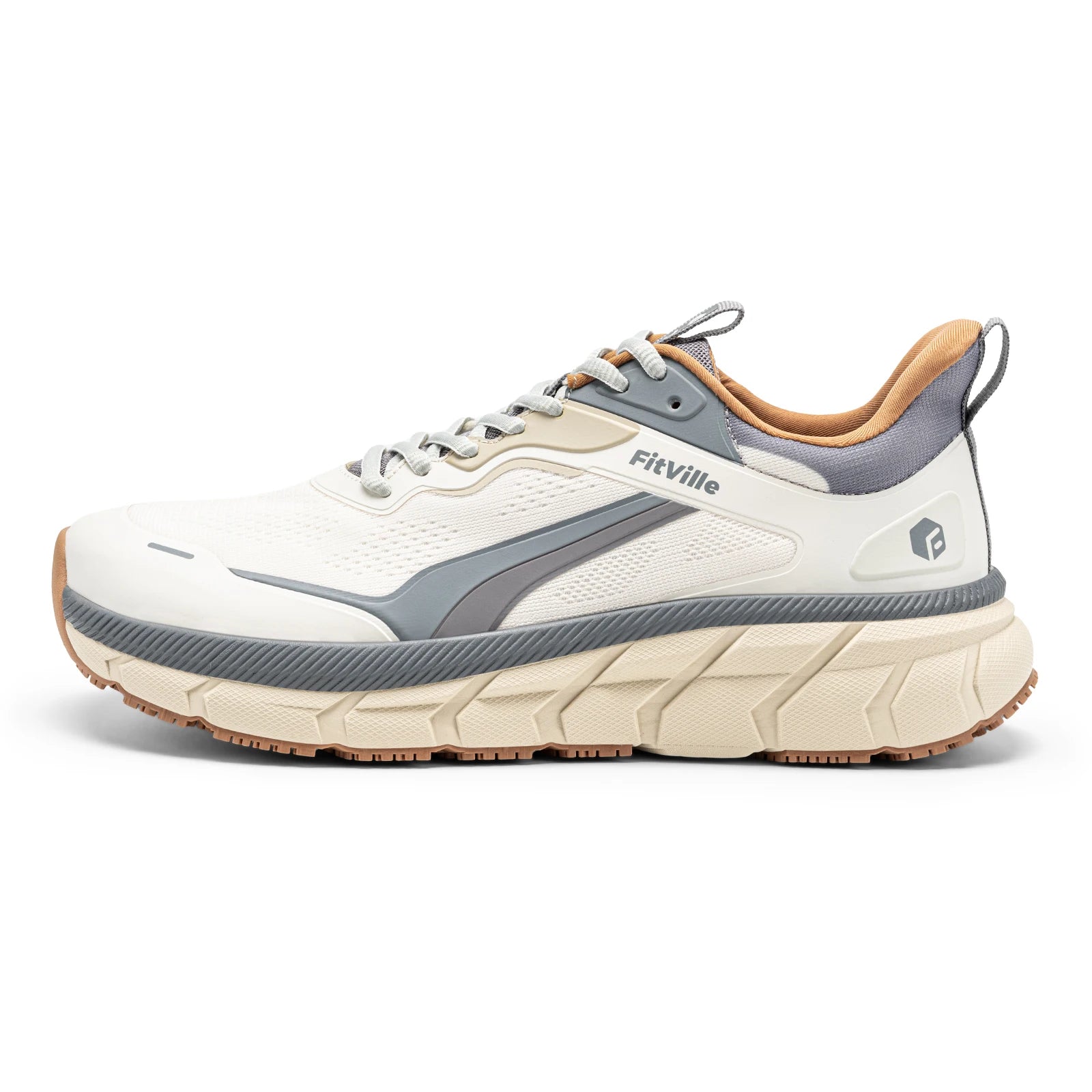 Men's Wide Well-Cushioned And Non-Slip Toe Box Sneakers - Lightweight & Breathable Running Shoes For Swollen feet