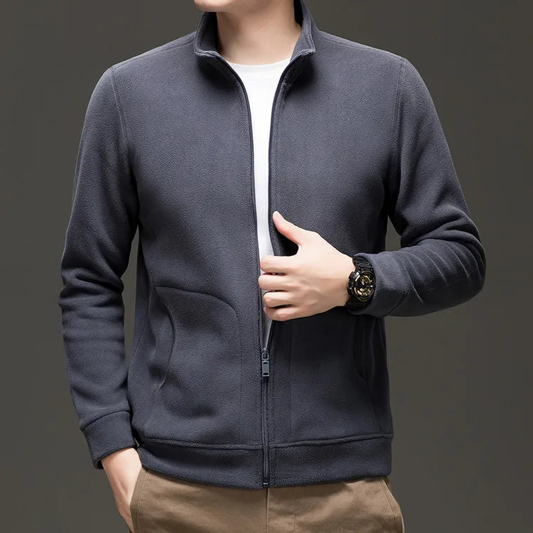 Men's Winter Premium Fleece Jacket - Soft & Warm Top-Ranked Male Essential Casual Top