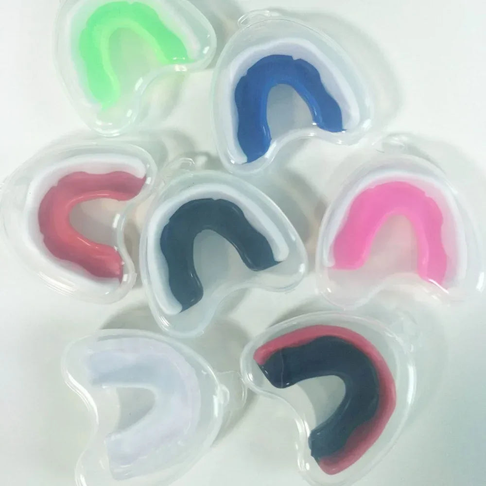 1PC Mouthguard Teeth Protector Mouthguard Suitable for Boxing Sparring Basketball Rugby Safety Sports Protectors