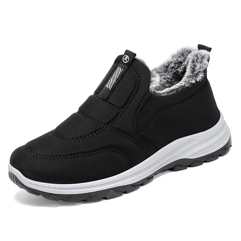 Boots Women Platform Snow New Women Shoes Slip On Women's Boots Fur Ankle Boots Casual Plush Botas Unisex Shoes Winter Boots