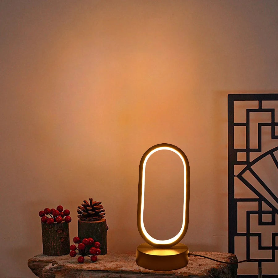 Led U-shaped Lamp Bedroom Bedside Decorative Lamp Family Living room Study LED Night Lighting