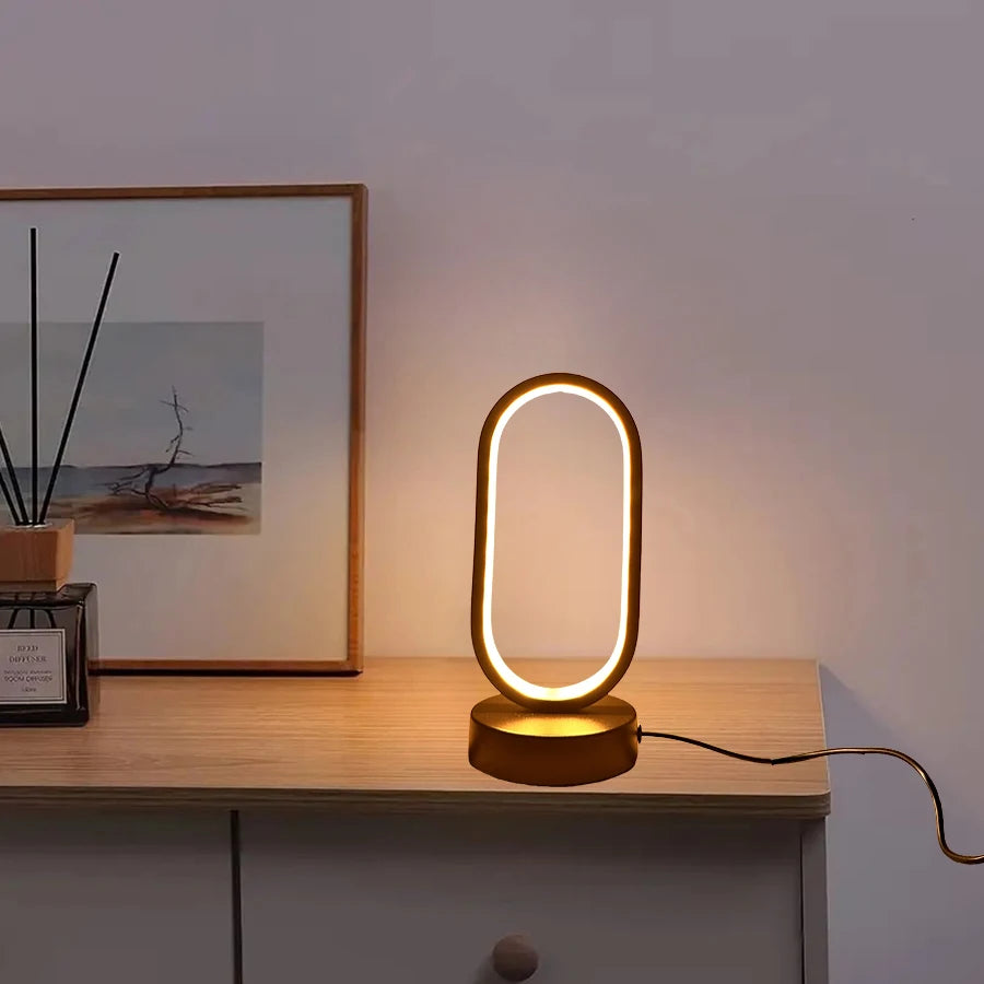 Led U-shaped Lamp Bedroom Bedside Decorative Lamp Family Living room Study LED Night Lighting