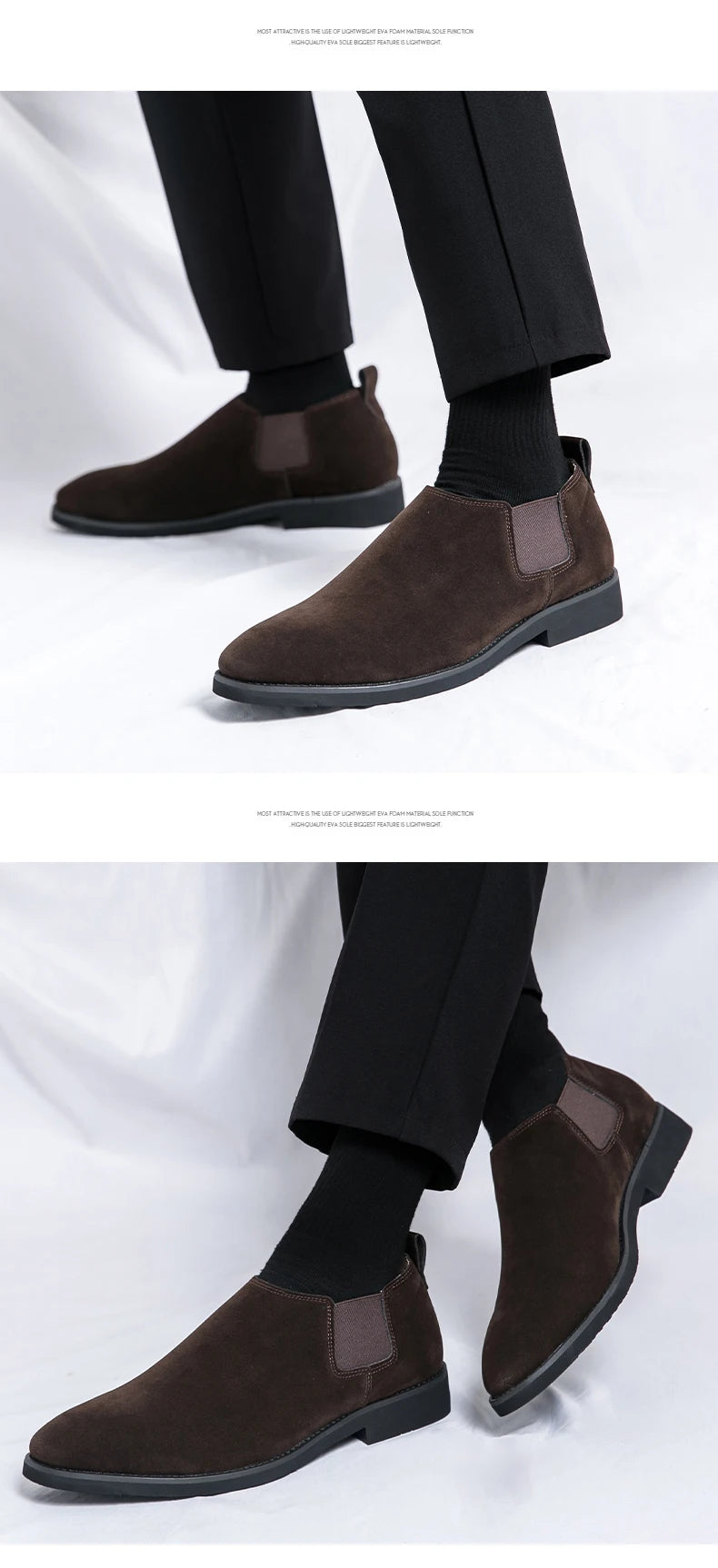 Plus Size 47 48 Men Outdoor Dress Walking Shoes Suede Leather Male Formal Business Oxford Gentleman British Chelsea Shoes