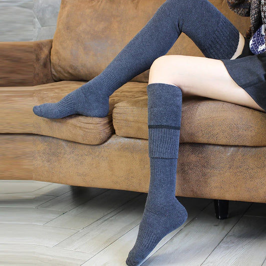 Thigh High Over The Knee High Socks For Women Long Stockings Cute Hawaii Thick Leg Warmers Cotton Tall Tube Girl Socks